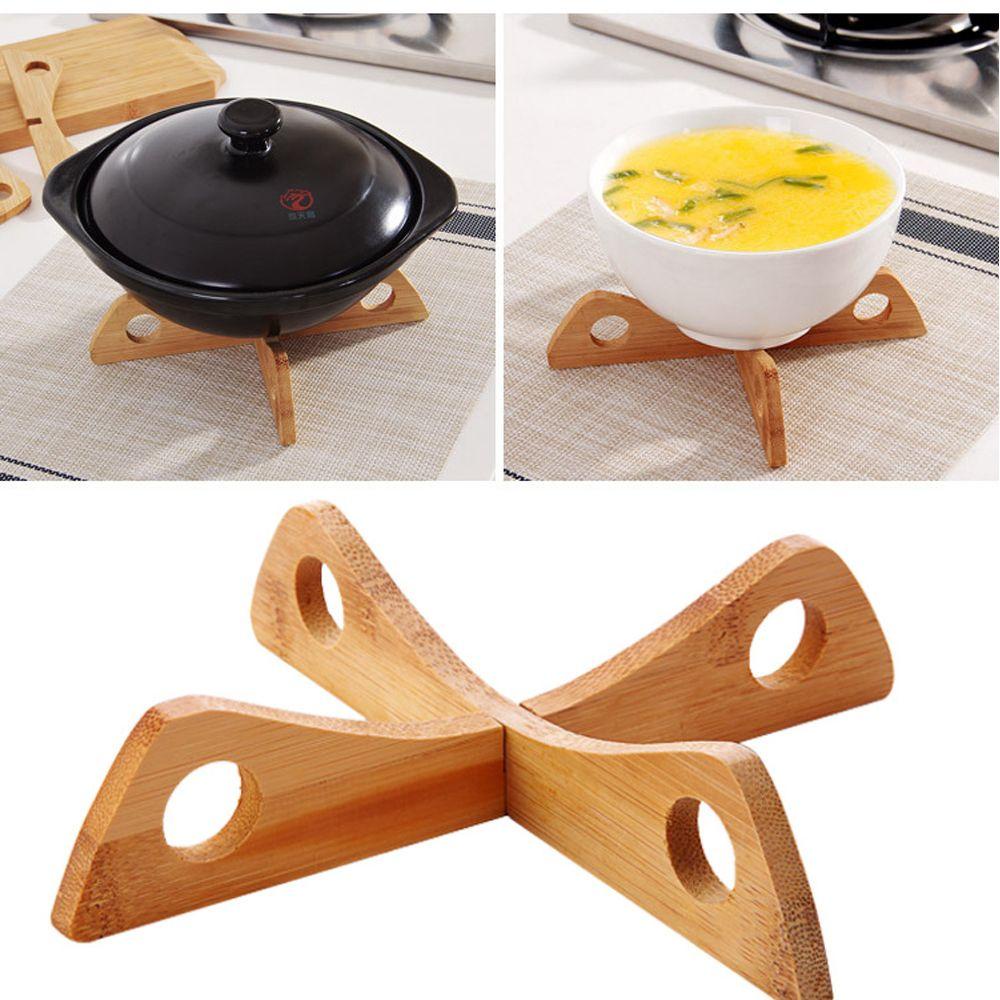 Giá Đỡ Nồi Bằng Gỗ Có Thể Tháo Rời Tiện Dụng Cho Gia Đình