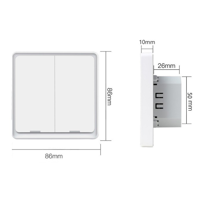 Công Tắc Điều Khiển Đèn Nút Bấm Cơ Zigbee 3.0 Tuya ZLV01 (Hỗ trợ Homeassitant)