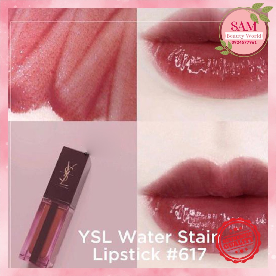 Son Kem YSL  Water Stain 617 Nâu Mận Bí Ẩn Quyến Rũ | BigBuy360 - bigbuy360.vn