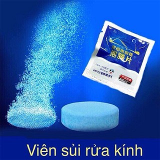 viên sủi nước rủa kính xe hơi