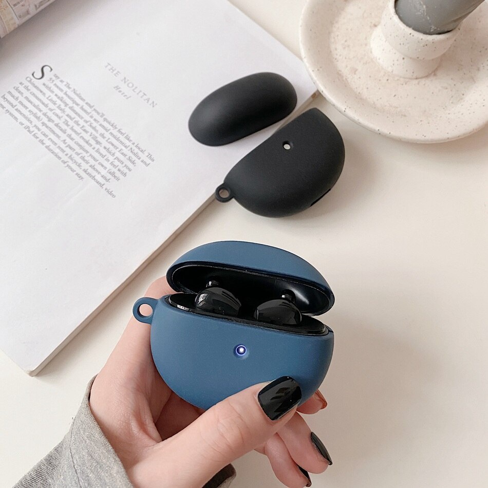 For OPPO Enco Air Matte Case Solid color anti-drop Hard headphones PC Plastic Accessories Charging box