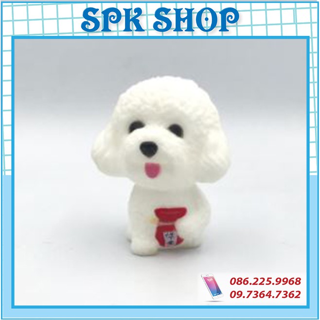 [FREESHIP❤️] Chó nhựa trang trí bánh - Trang trí bánh sinh nhât bánh kem - SPK Shop
