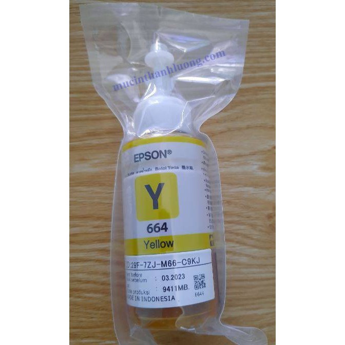 ☘️ Mực in E.p,son T664 L300 / L310 / L350 / L360 / L1300 / L100 / L120 / L200 / L210 / L565 ..Mực 664 nhập khẩu