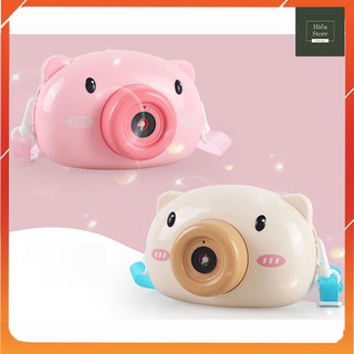 Máy ảnh Lợn Thổi bóng bóng siêu đáng yêu dành cho bé