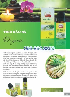 Tinh dầu sả cầu bình an