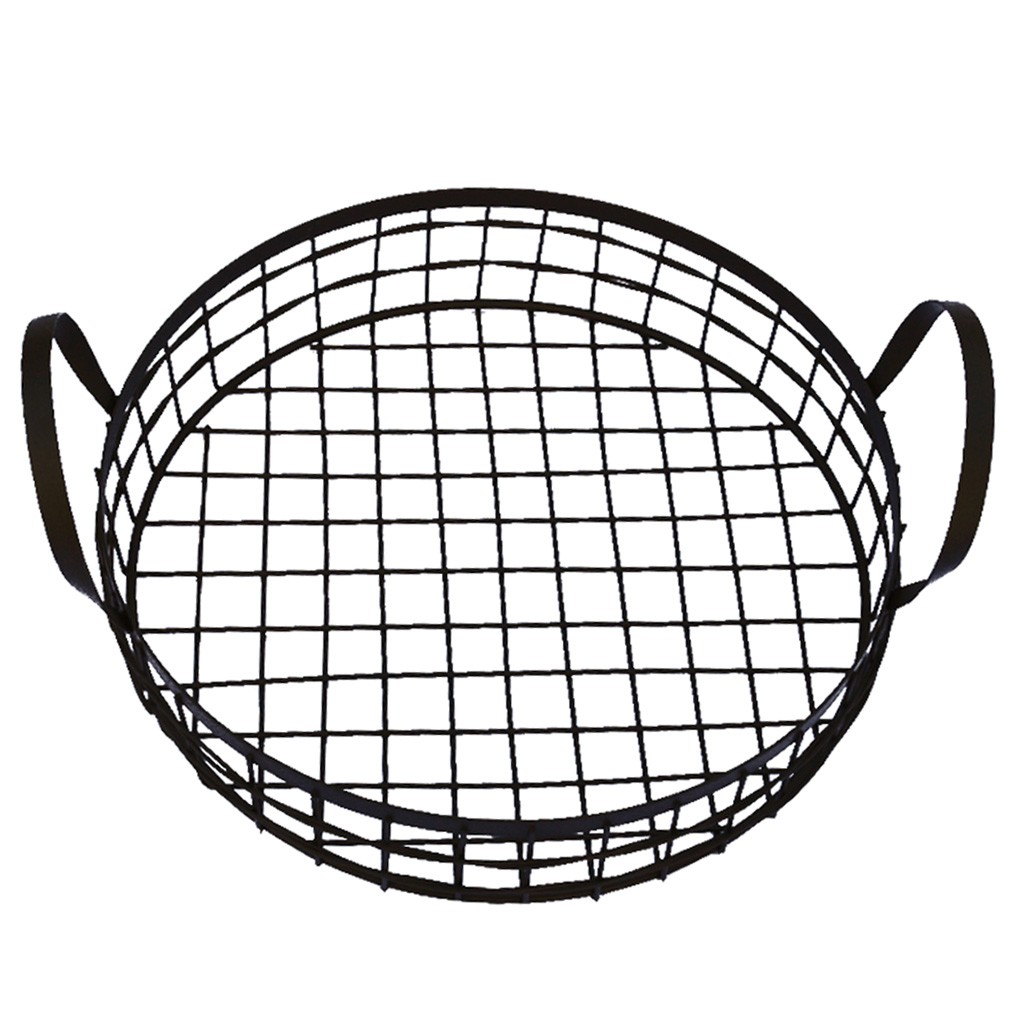 Giỏ đựng trái cây bằng sắt màu đen