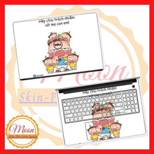 [QUỲNH AKA] In Skin Laptop Theo Yêu Cầu Cho Nhiều Dòng Máy Full các dòng như: Dell, Hp, Acer, Asus, Macbook,.... | BigBuy360 - bigbuy360.vn