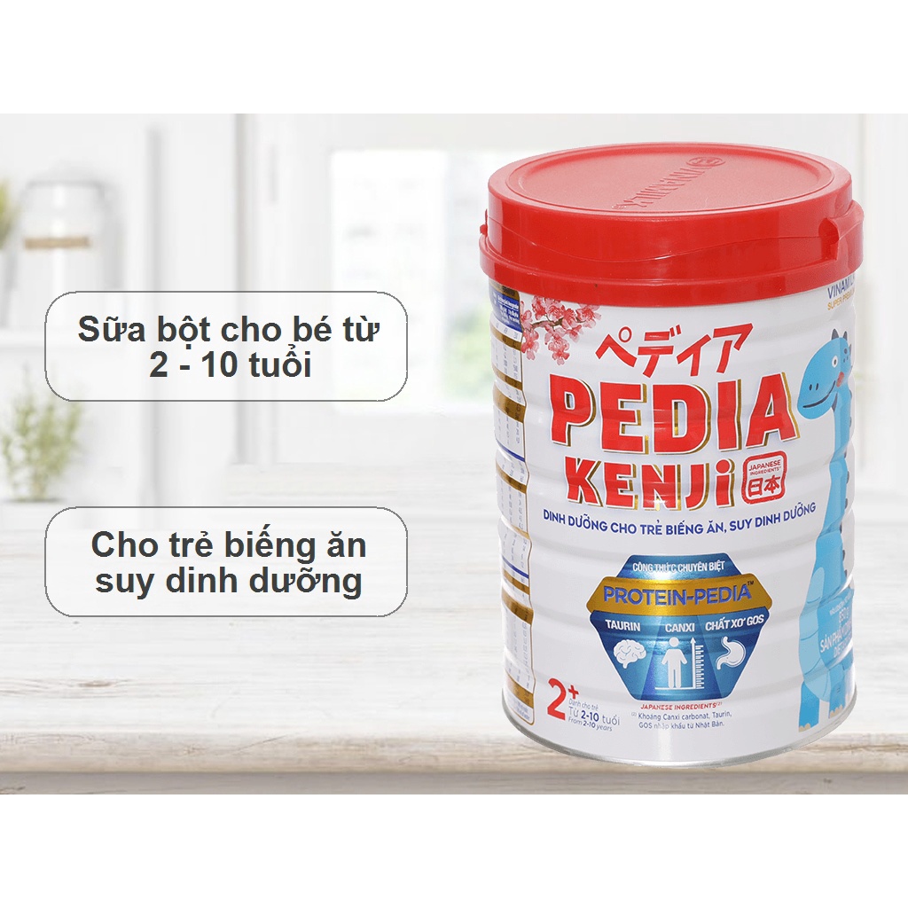 (Có quà) Sữa bột Pedia Kenji 1+, 2+ 850g