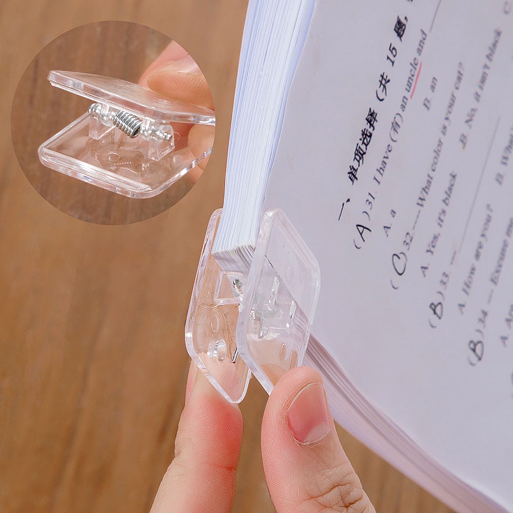 Kẹp Giấy Hình Vuông Tiện Lợi Dễ Sử Dụng Dành Cho Học Sinh