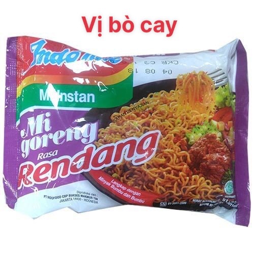 Mì Indomie Mi Goreng 40gói/ thùng Mix tuỳ ý, Date mới