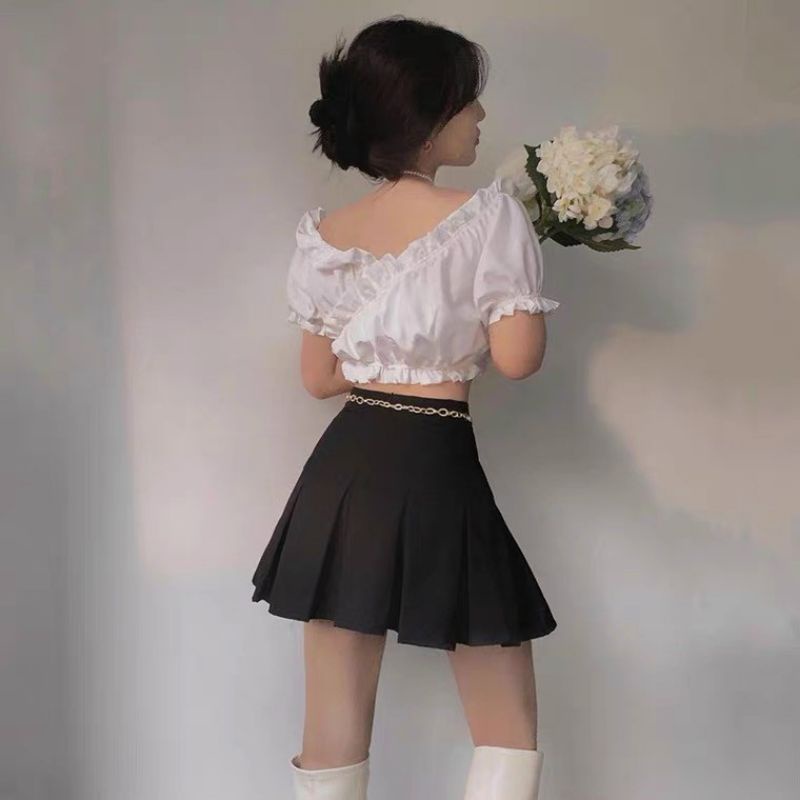 ÁO VOAN ĐẮP CHÉO PHỐI REN