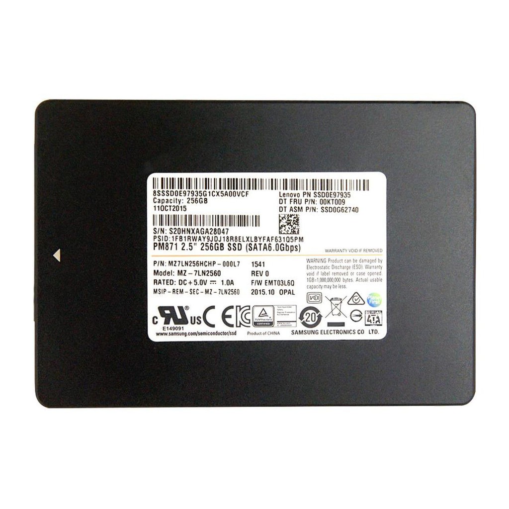 Ổ Cứng SSD Samsung PM871 2.5 inch SATA iii - Chính Hãng Samsung - Bảo Hành 3 năm