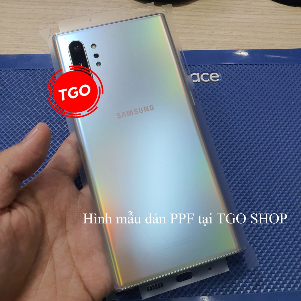 Miếng dán PPF Japan Nano Premium Samsung Note 10 / Note 10 Plus / Note 10 Lite màn hình, mặt lưng