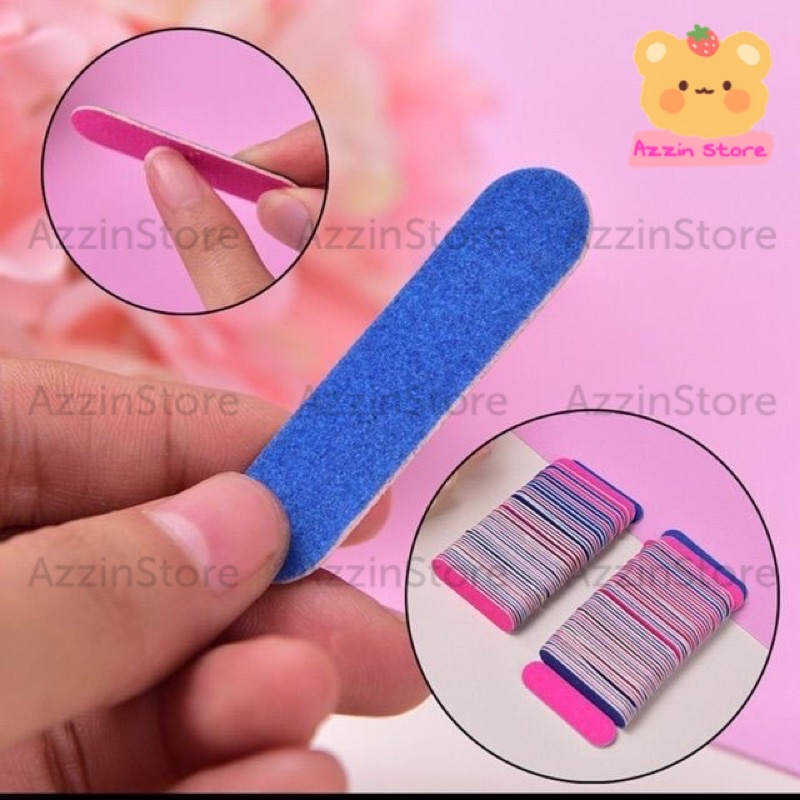 Cây Dũa Móng Tay, Móng Chân/ Thanh Giũa Móng Tay Mini Azzin Store
