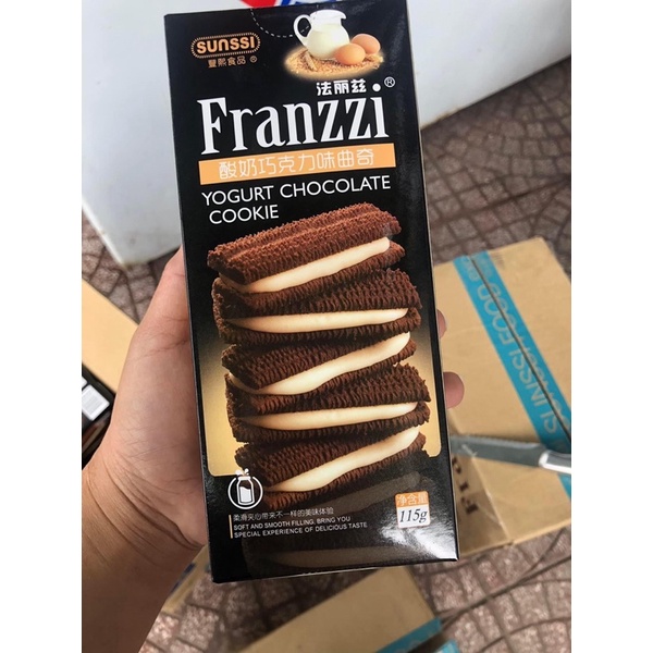 Bánh quy kem Franzzi hộp 114gr siêu ngon