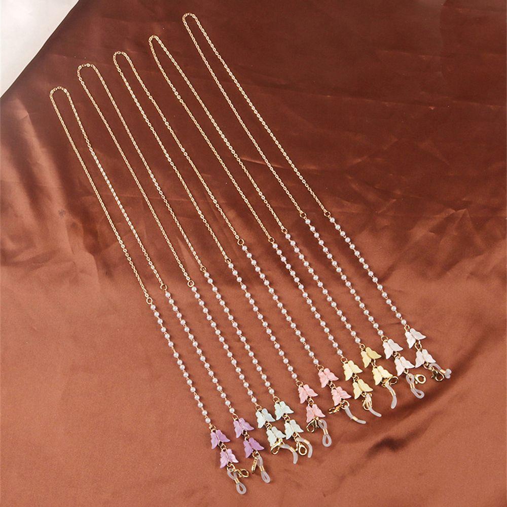 Dây Giữ Mắt Kính Bằng Acrylic Hình Bướm