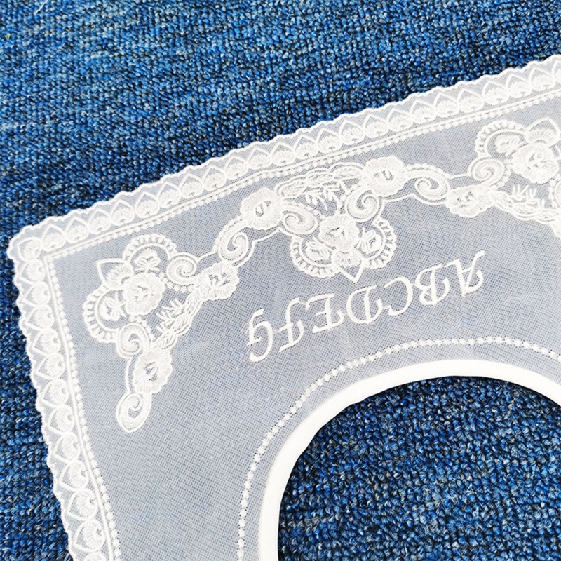 Khăn Choàng Cổ Hai Lớp Họa Tiết Thêu Hoa Cổ Điển Dành Cho Nữ