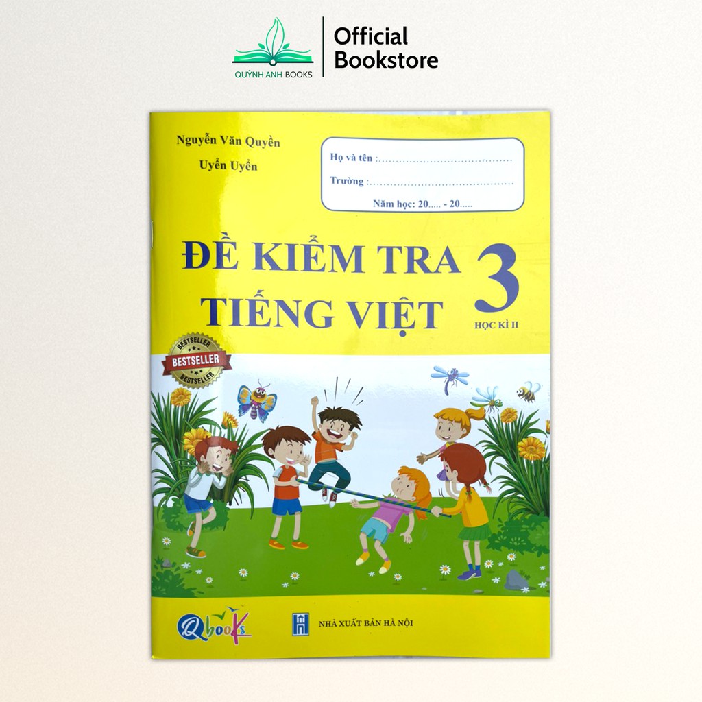 Sách - Combo Đề kiểm tra toán và tiếng việt lớp 3 học kỳ 2 - NPH Qbooks