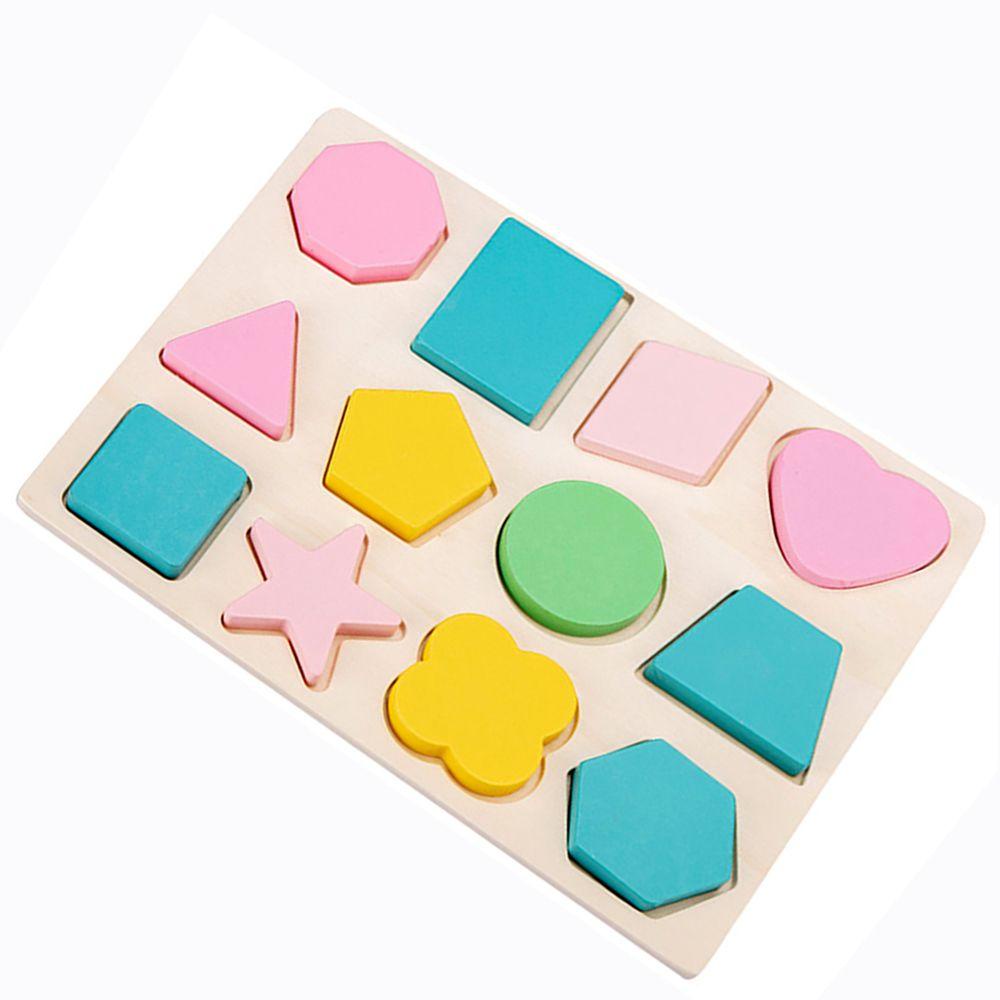 Bộ Đồ Chơi Xếp Hình Bằng Gỗ Nhiều Màu Sắc Dành Cho Trẻ Em