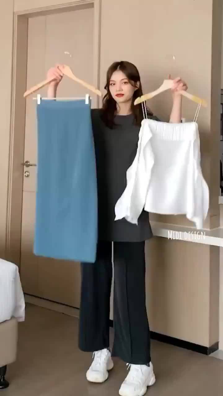 Chân váy dài xẻ tà sexy vải tuyết cát mềm co giãn nhẹ mặc đi làm đi chơi đi tiệc đẹp (video+ảnh thật) | BigBuy360 - bigbuy360.vn