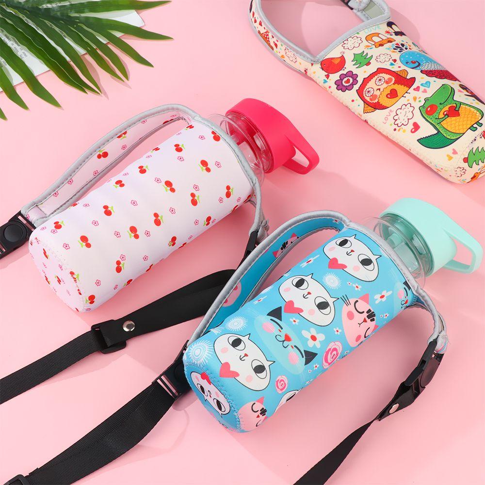 KUNHEV Vỏ Bọc Bình Nước Cách Nhiệt Kèm Dây Đeo Tiện Dụng Ốp