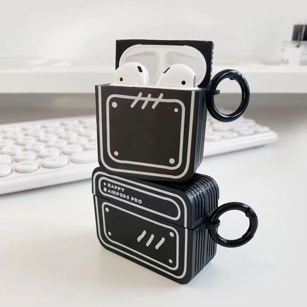 Vỏ bảo vệ hộp sạc tai nghe AirPods 1 2 Pro Gen 3 bằng silicon chống sốc