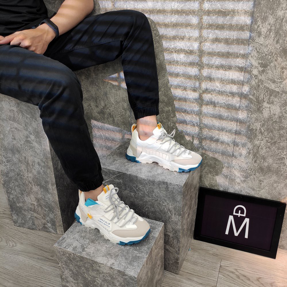 Giày sneaker nam trắng đế cao TL775 Shop Thành Long chuyên giày sneaker nam | BigBuy360 - bigbuy360.vn