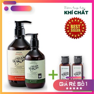 Combo dầu gội gừng tươi giảm rụng tóc, kích thích nhanh mọc tóc Cocayhoala 500ml
