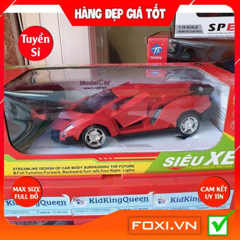 Xe đồ chơi ô tô điều khiển từ xa tỷ lệ 1/20, siêu xe đua, xe mô hình siêu tốc độ mở mui có cánh-cao cấp