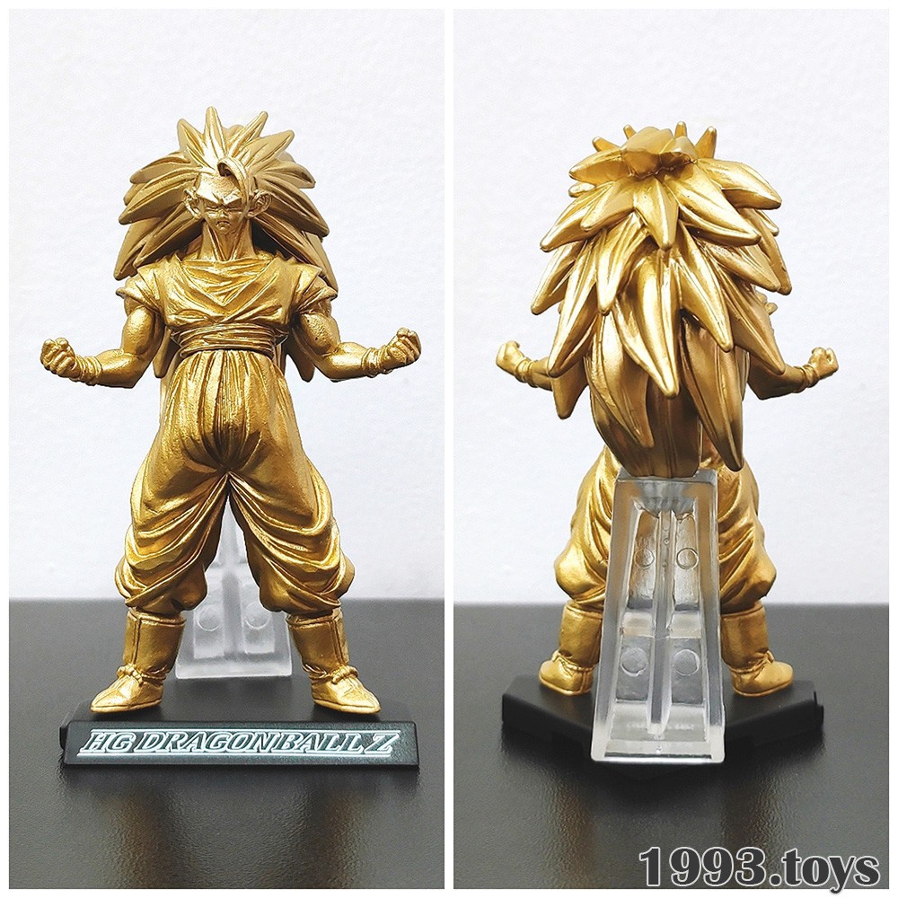 Mô hình nhân vật Bandai figure Dragon Ball Kai Gashapon HG Part 22 - SSJ3 Son Goku Super Saiyan 3 (Gold Color)