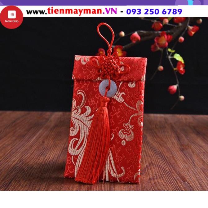 SẴN HÀNG Bao Lì Xì Vải Gấm Cao Cấp Tết 2024