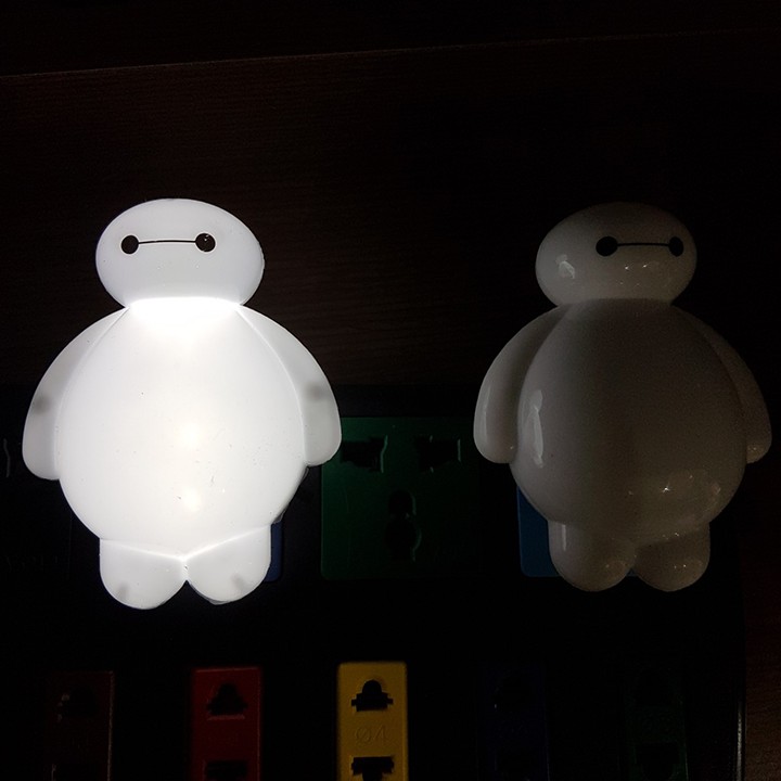 HCM - Đèn ngủ Baymax nhỏ gọn ánh sáng dịu có công tắc đóng mở chủ động