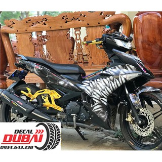 Tem Trùm Exciter 150 Đại Bàng Đen