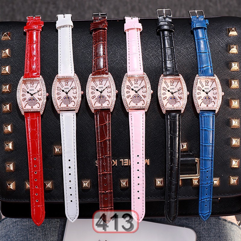 ĐỒNG HỒ NỮ DÂY DA DZG LUCATY 413 SANG CHẢNH CỰC HOT | BigBuy360 - bigbuy360.vn
