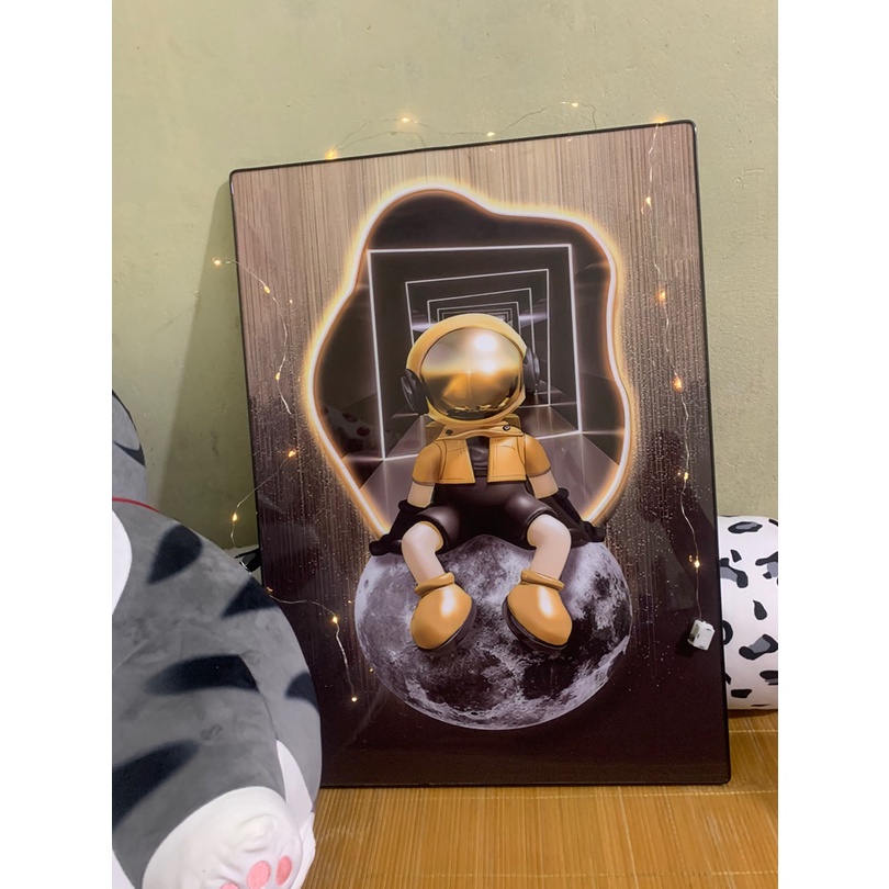 Tranh Gấu Bearbrick Tráng Gương Cao Cấp, Kaws Toy Treo Tường /game/ Gaming / Robot/ Siêu Anh Hùng