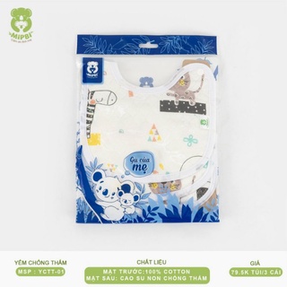 Yếm chống thấm Mipbi set 3 cái
