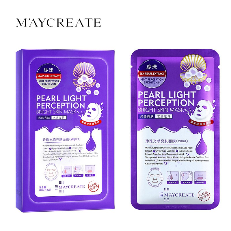 Mặt Nạ Dưỡng Da HA Maycreate Cấp Ẩm Thải Độc Làm Trắng  Xanh Tím Hàng Nội Địa Trung GOT Store | Thế Giới Skin Care