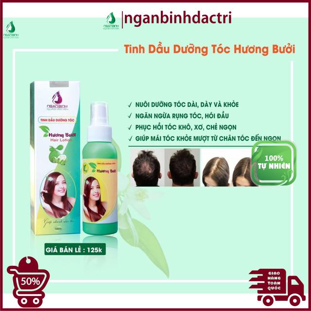 Tinh Dầu Xịt Dưỡng Tóc Hương Hoa Bưởi Ngân Bình mới chính hãng mới