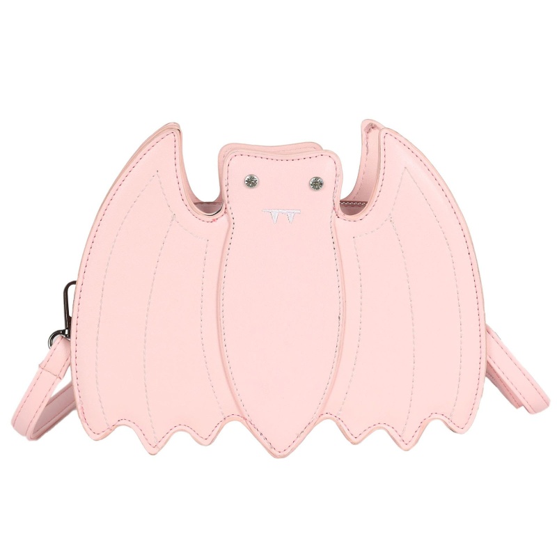 Túi Đeo Chéo Da Pu Hình Dơi Phong Cách Gothic