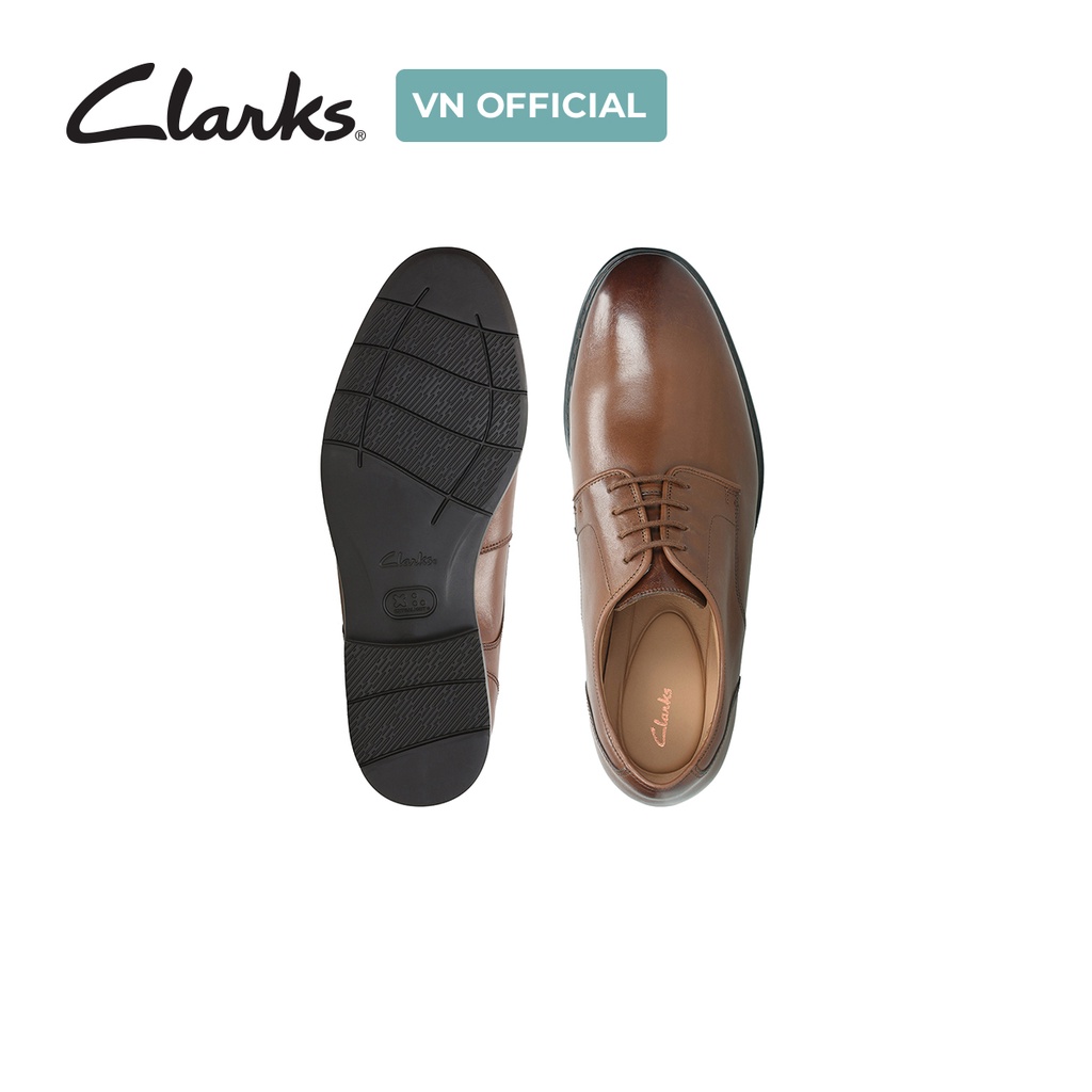 Giày Oxfords nam CLARKS Banbury Lace màu nâu