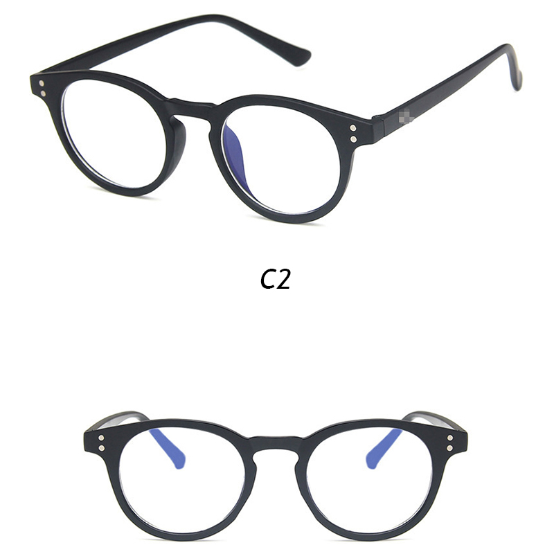 Gọng kính tròn chống tia bức xạ kiểu dáng thời trang phong cách Hàn Quốc