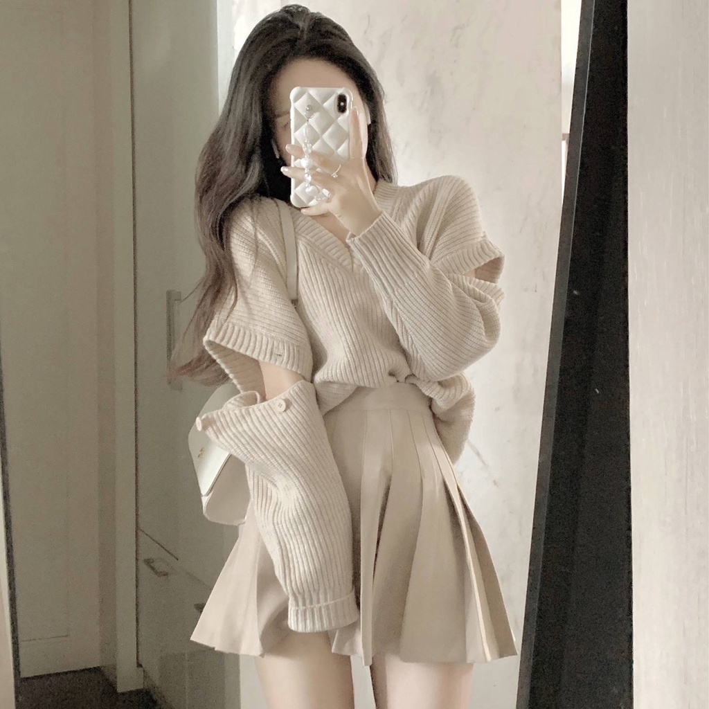 Áo Sweater Dáng Rộng Thiết Kế Mới Thời Trang Dành Cho Mùa Xuân Thu