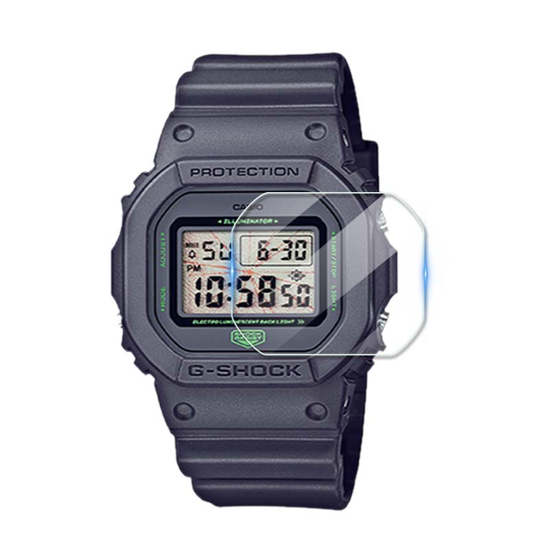 Kính Cường Lực 2.5D Bảo Vệ Màn Hình Đồng Hồ Casio DW-5600 DW-5035 GW-B5600