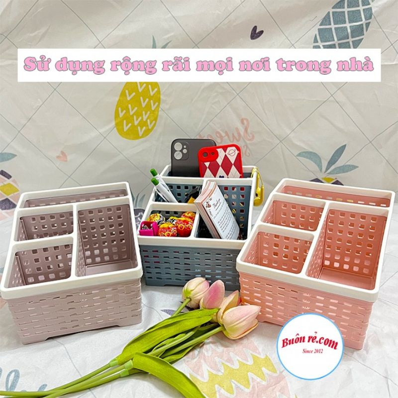 Khay Tiện Ích 4 Ngăn Nhựa Việt Nhật ( loại 1)