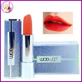 Son lì wodwod nhũ kim tuyến xanh mềm mịn bền màu hot trend