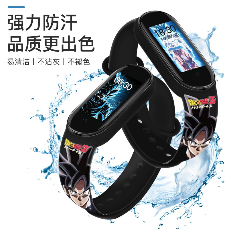 Dây Đeo Thay Thế Cho Đồng Hồ Thông Minh Mi Band 5 / 6 Wrist 3nfc Phiên Bản 4th Generation 3 4 5