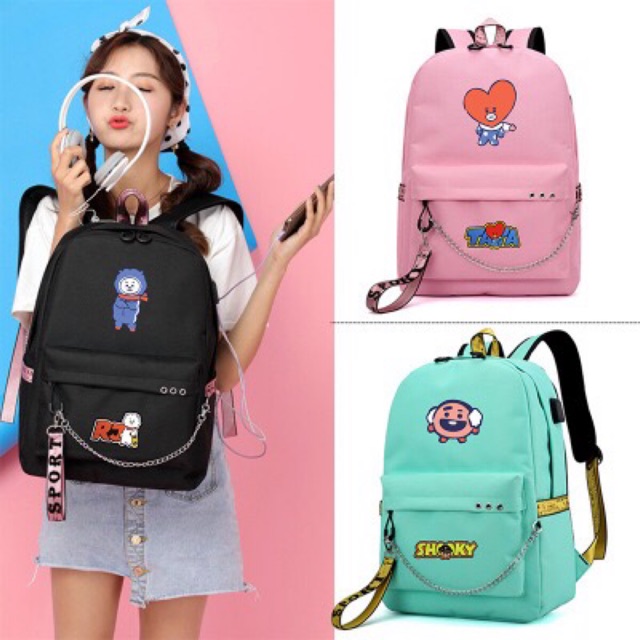 Balo bt off white ( có nhiều mẫu khách chọn mẫu ib)