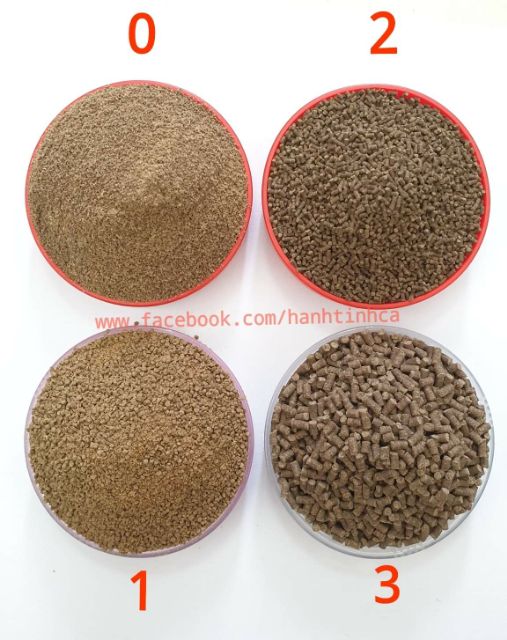 Túi zip 100gram Cám Tomboy 3 - dùng cho CÁ-TÉP-TÔM-CỬU SỪNG-LA HÁN-RÙA KIỂNG