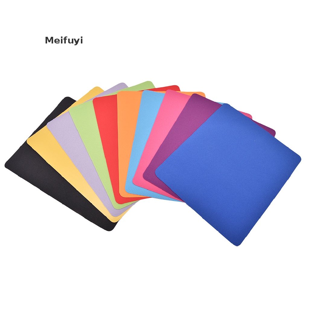 Tấm lót chuột hình chữ nhật chống trượt màu trơn 21.5x17.5cm VN439