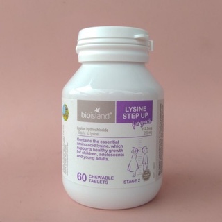 Viên uống BIO ILAND LYSINE 60 viên của ÚC- tăng trưởng chiều cao